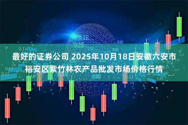 最好的证券公司 2025年10月18日安徽六安市裕安区紫竹林农产品批发市场价格行情